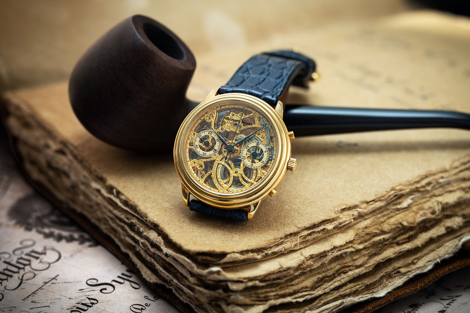 Audemars Piguet Skeleton Chronograph Yellow Gold 25563BA